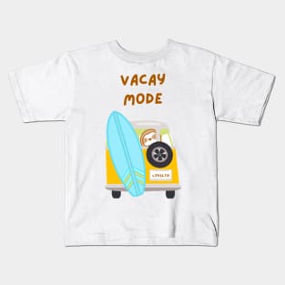 Vacay Mode Sloth Kids T-Shirt